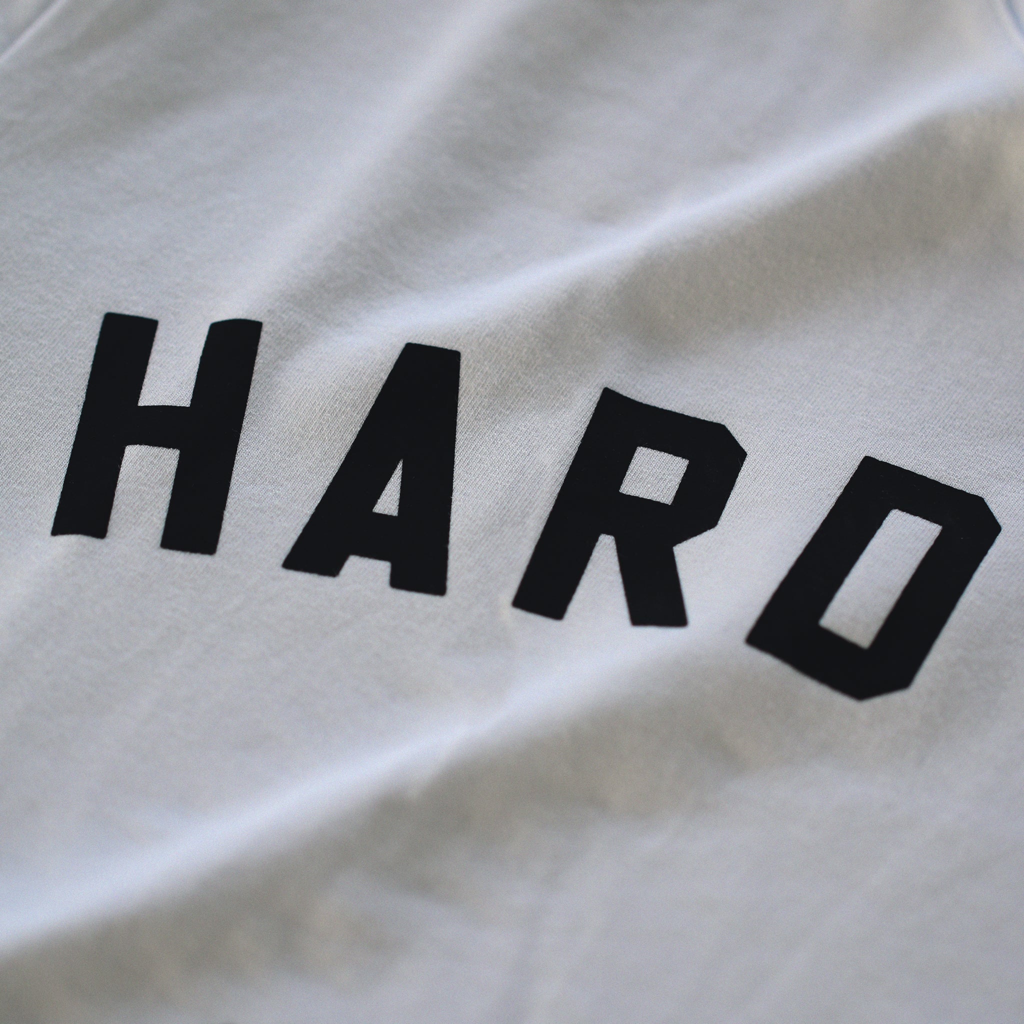 Women's Oversized Crop Tee - Hard Work White